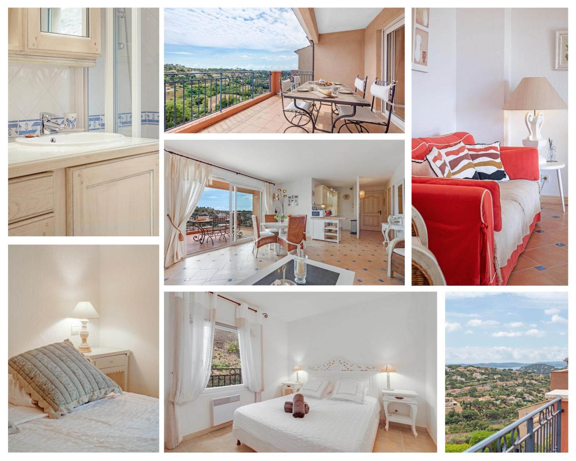 Les Cigales, Superbe Vue - Golfe De Sainte-Maxime Apartment Exterior foto